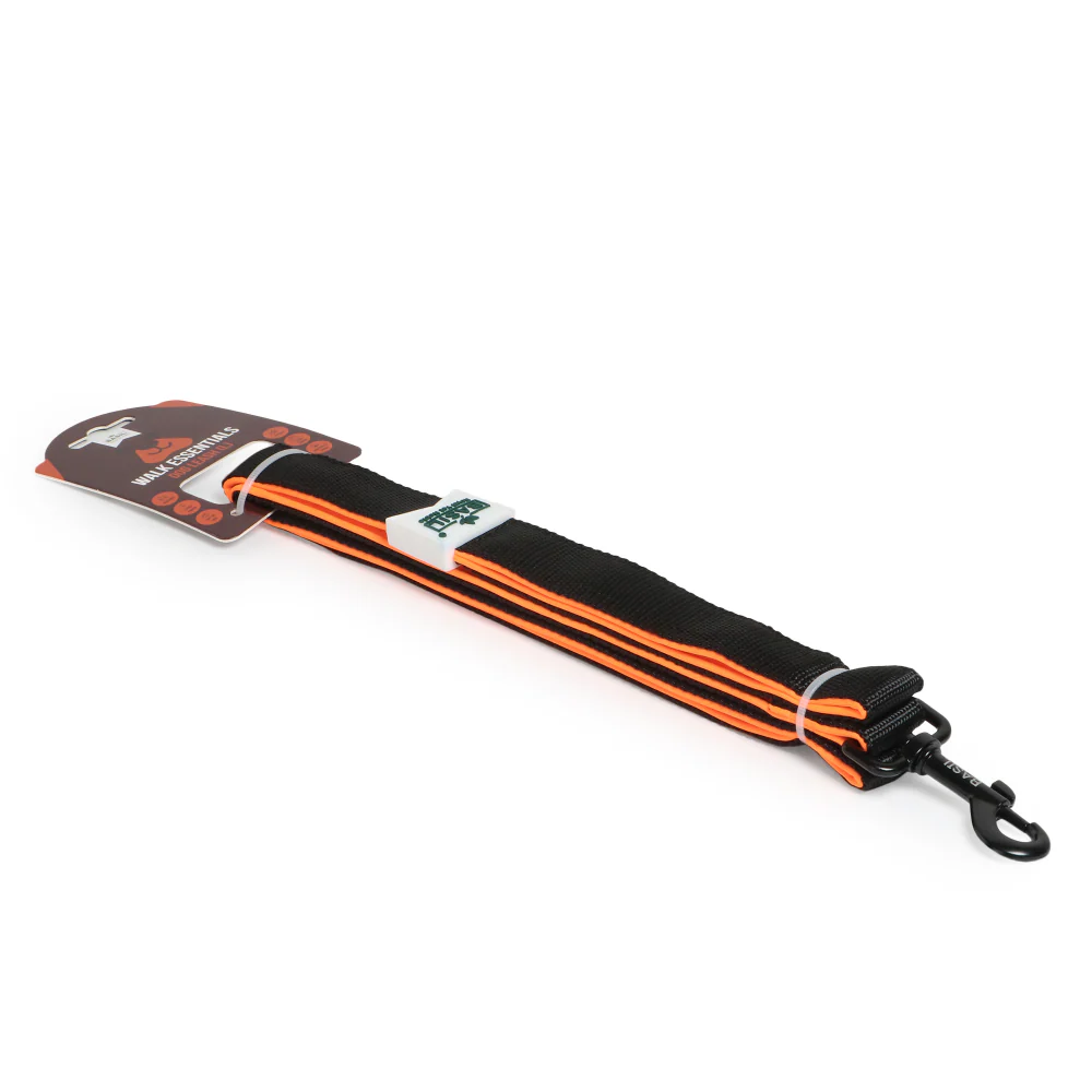 Basil Nylon Padded Leash for Dogs (Black) - Image 5