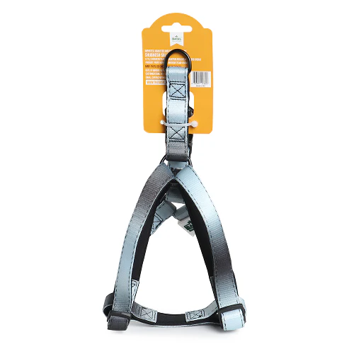 Basil Padded Adjustable Harness for Dogs (Black/Grey) - Image 3