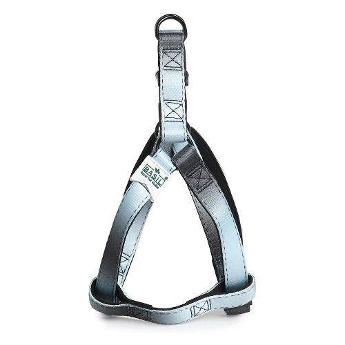 Basil Padded Adjustable Harness for Dogs (Black/Grey) - Image 4