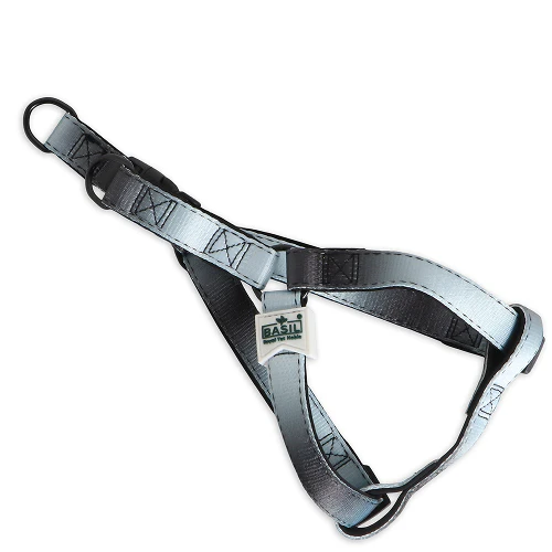 Basil Padded Adjustable Harness for Dogs (Black/Grey) - Image 5