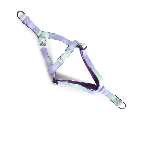 Basil Padded Adjustable Harness for Dogs (Purple/Blue) - Image 6