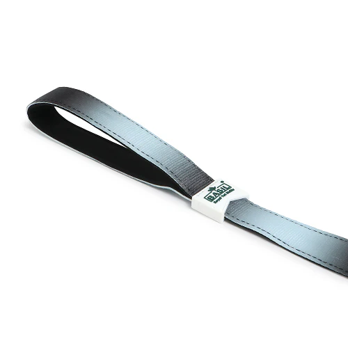 Basil Padded Leash for Dogs (Black/Gray) - Image 4