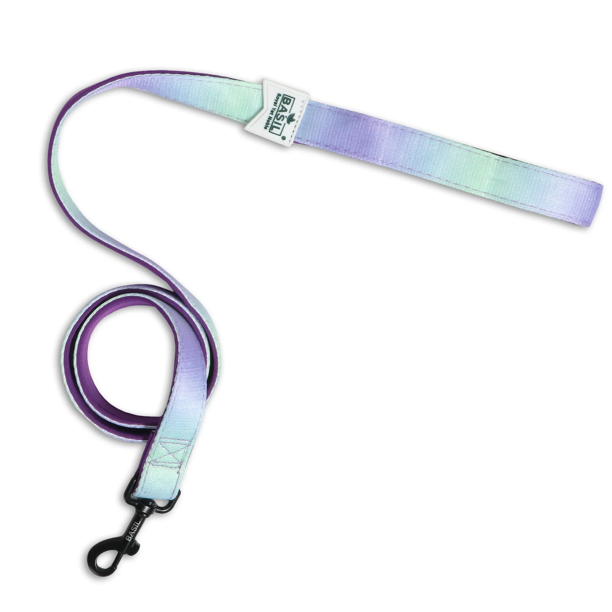 Basil Padded Leash for Dogs (Purple/Blue) - Image 6