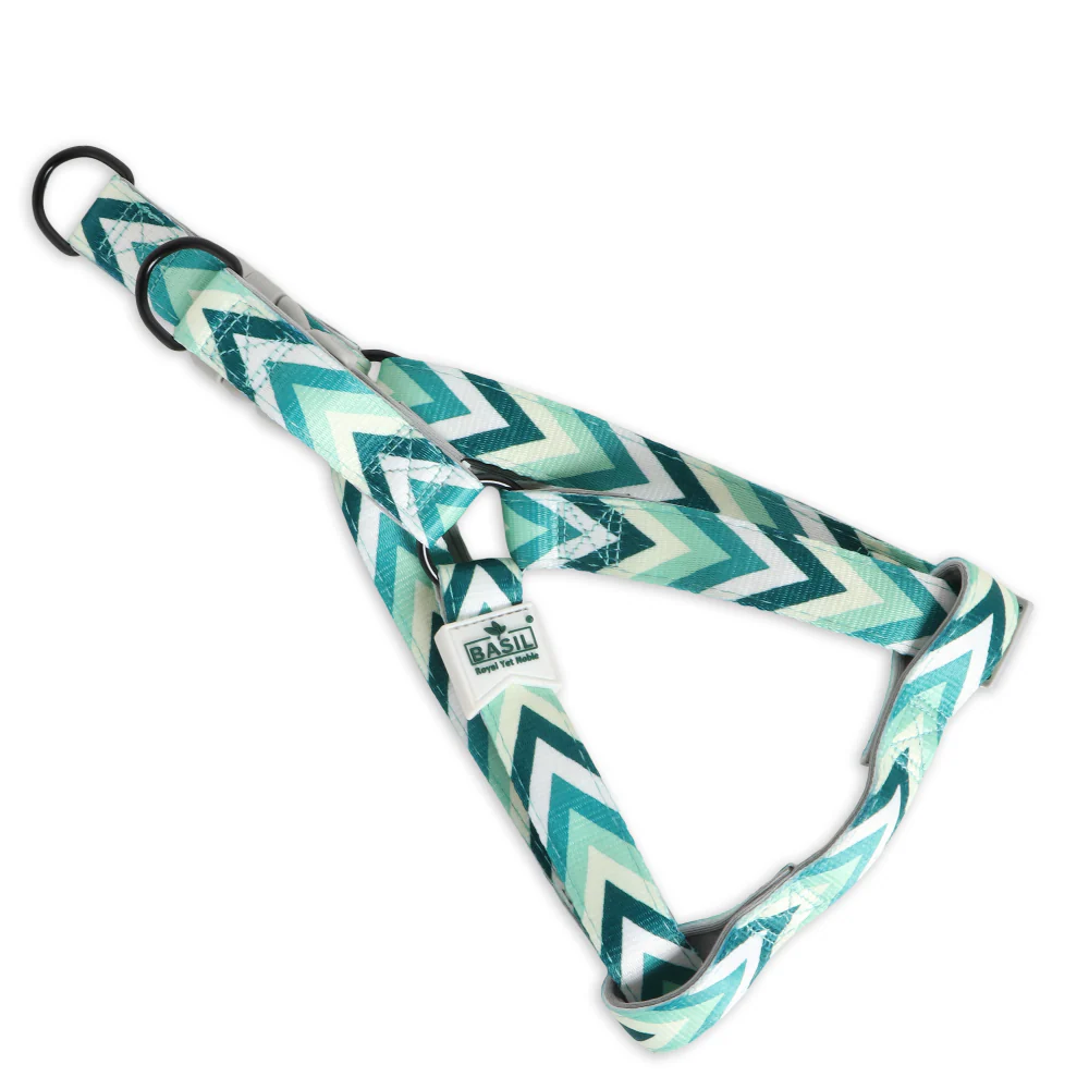 Basil Printed Adjustable Harness for Dogs (Green) - Image 7