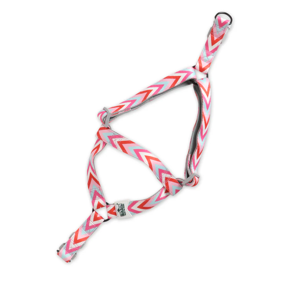 Basil Printed Adjustable Harness for Dogs (Pink) - Image 3