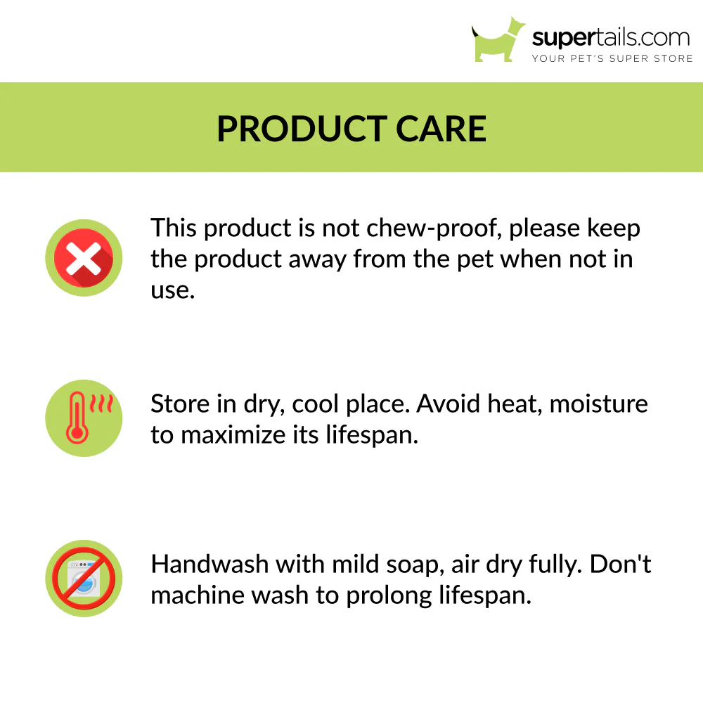 Basil Printed Adjustable Harness for Dogs (Blue) - Image 3