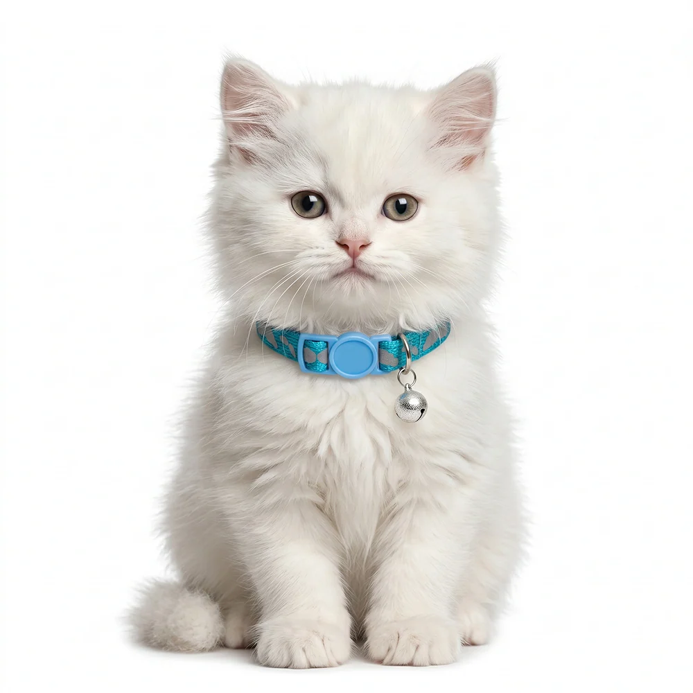 Basil Printed Collar for Cats & Puppies (Blue) - Image 7