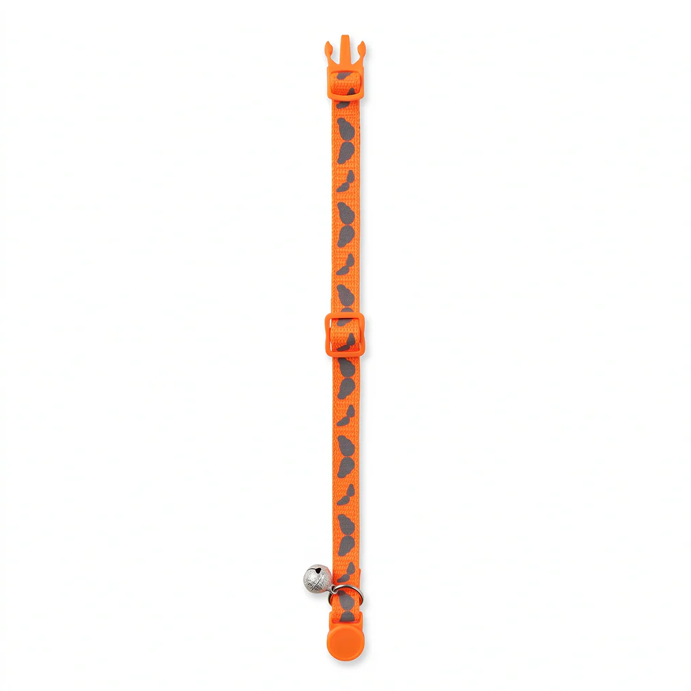 Basil Printed Collar for Cats & Puppies (Orange) - Image 4