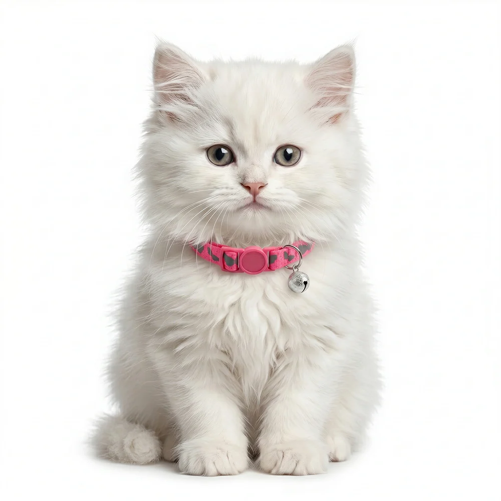 Basil Printed Collar for Cats & Puppies (Pink) - Image 4