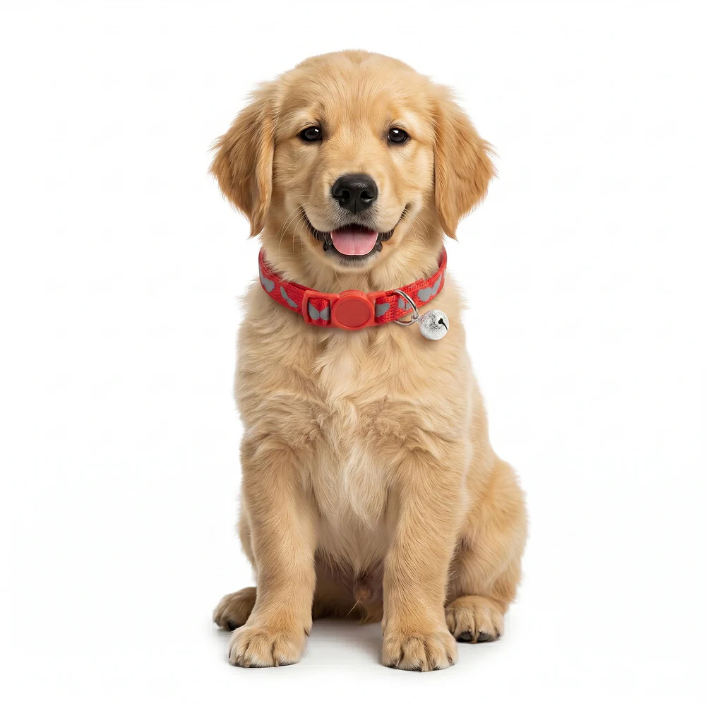 Basil Printed Collar for Cats & Puppies (Red) - Image 3