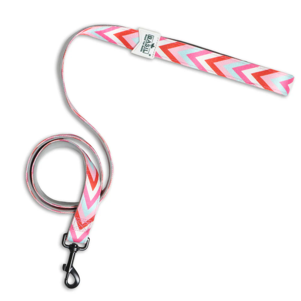 Basil Printed Leash for Dogs and Cats (Pink) - Image 11