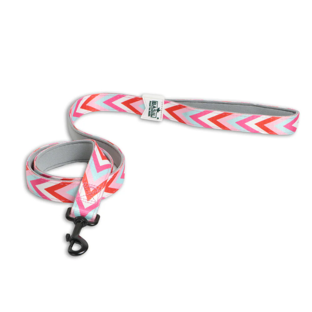 Basil Printed Leash for Dogs and Cats (Pink) - Image 12