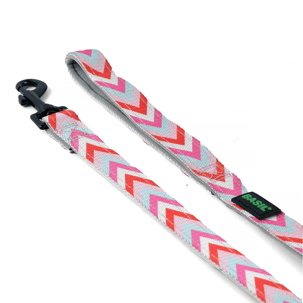 Basil Printed Leash for Dogs and Cats (Pink) - Image 5