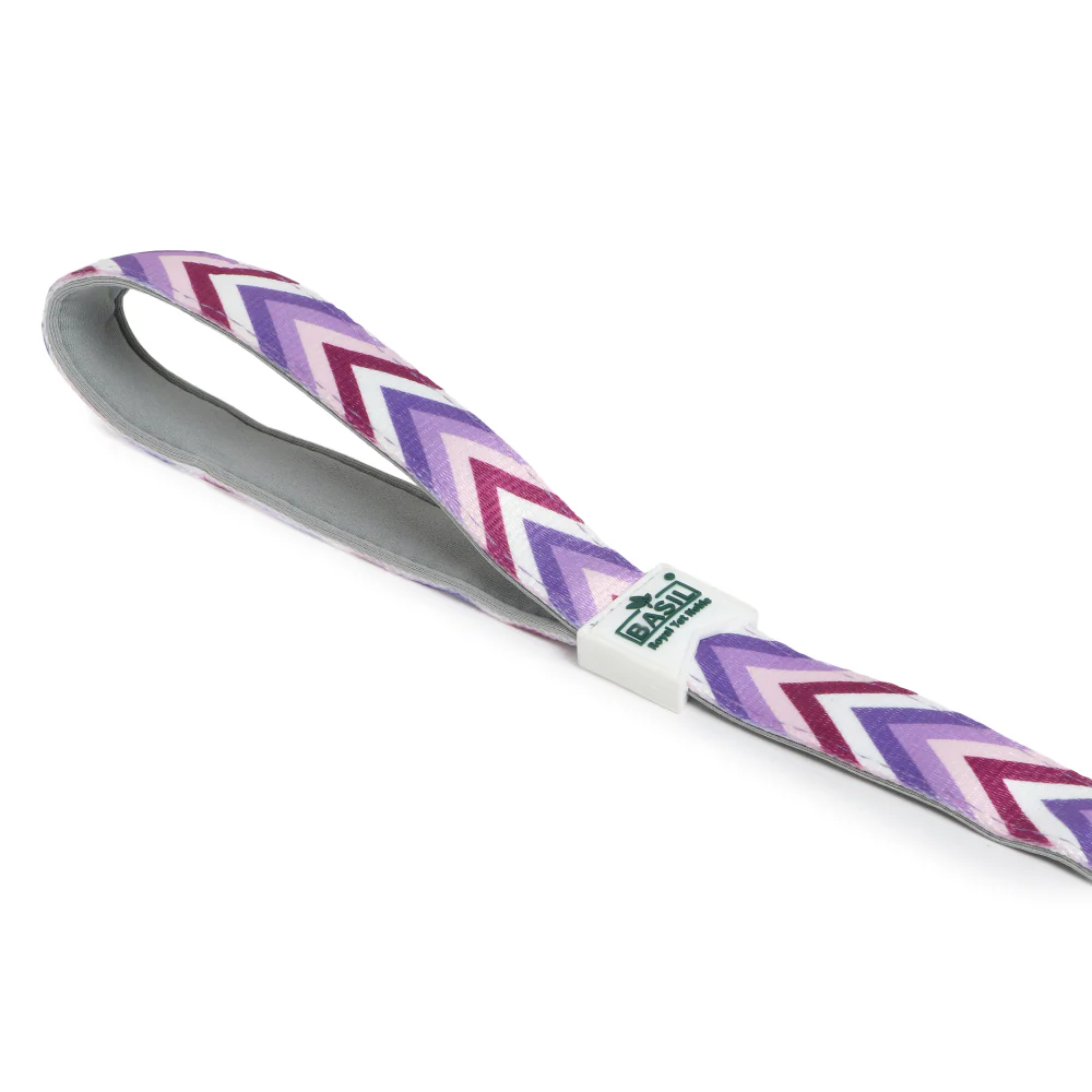 Basil Printed Leash for Dogs and Cats (Purple) - Image 4