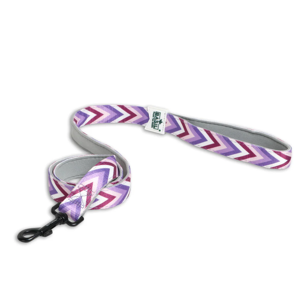Basil Printed Leash for Dogs and Cats (Purple) - Image 7