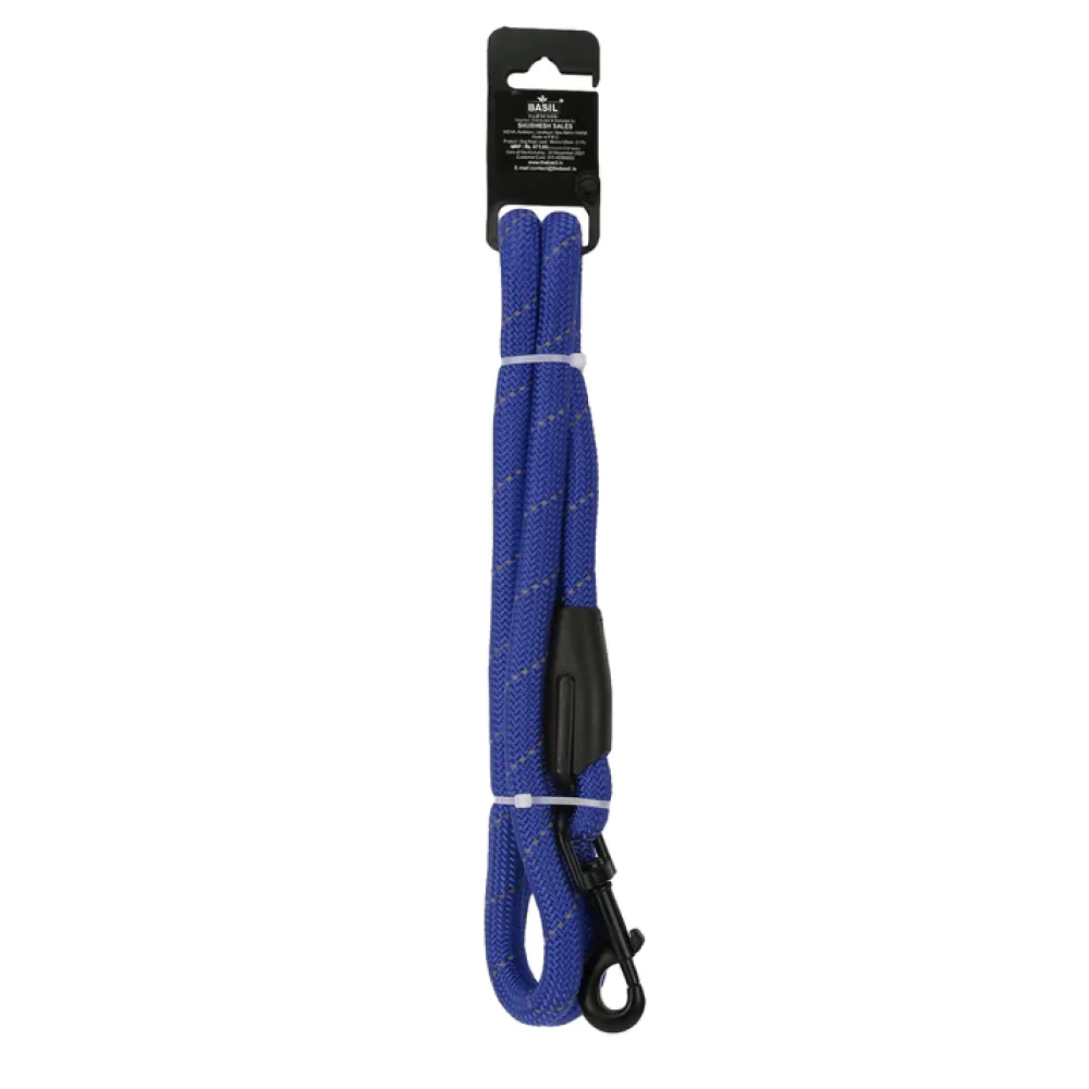 Basil Rope Leash for Dogs and Cats (Blue) - Image 5