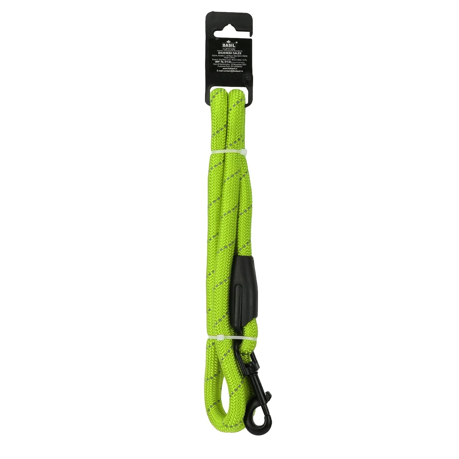 Basil Rope Leash for Dogs and Cats (Green) - Image 5
