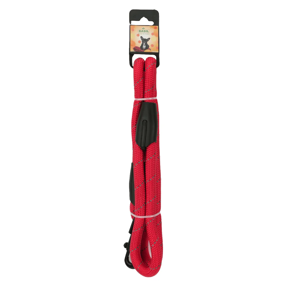 Basil Rope Leash for Dogs and Cats (Red) - Image 4
