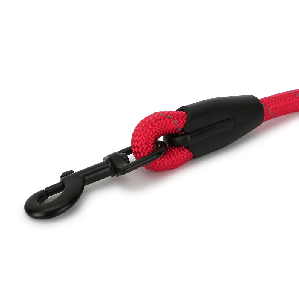 Basil Rope Leash for Dogs and Cats (Red) - Image 6