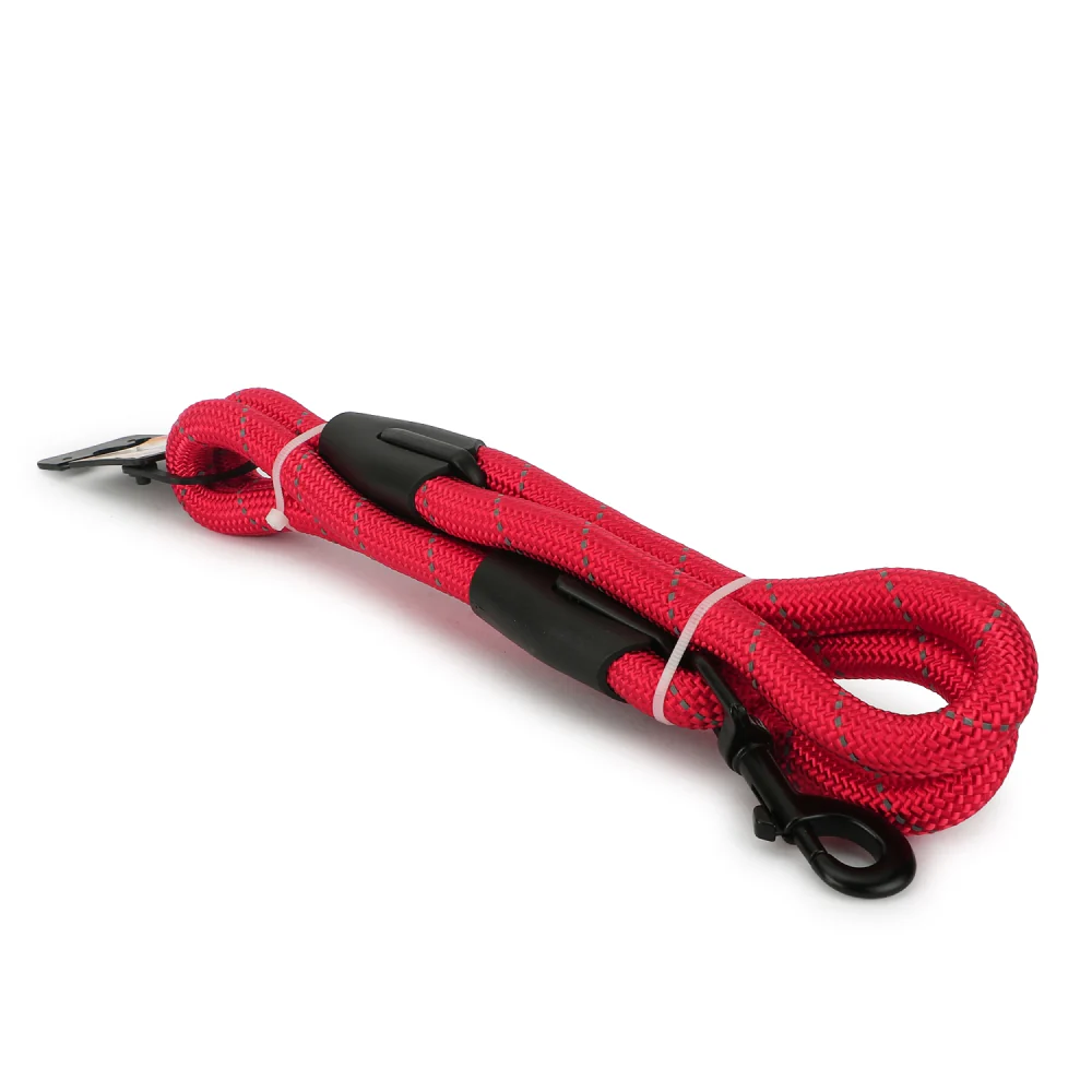 Basil Rope Leash for Dogs and Cats (Red) - Image 7