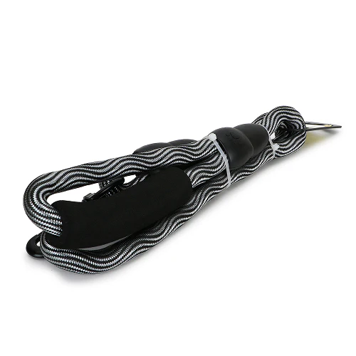 Basil Rope Leash for Dogs (Black/Gray) - Image 3
