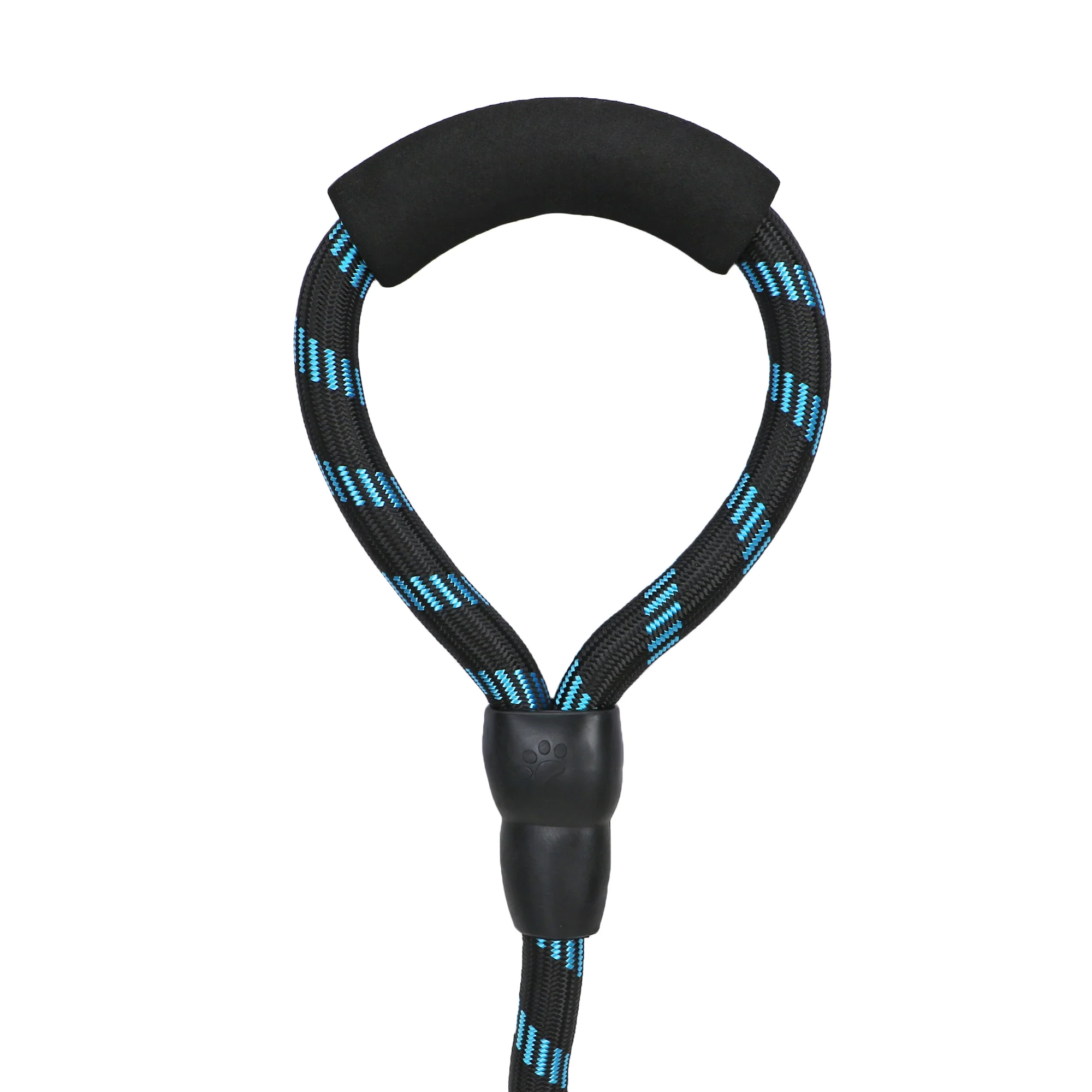 Basil Rope Leash for Dogs (Black/Blue) - Image 4