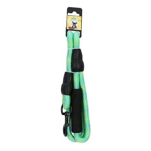 Basil Rope Leash for Dogs (Yellow/Green)