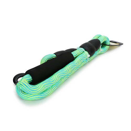 Basil Rope Leash for Dogs (Yellow/Green) - Image 3