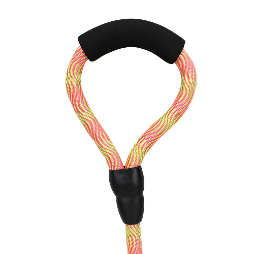 Basil Rope Leash for Dogs (Yellow & Pink) - Image 5