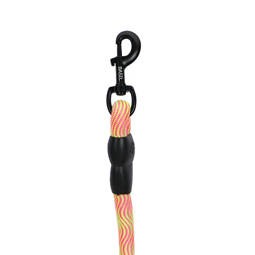 Basil Rope Leash for Dogs (Yellow & Pink) - Image 6