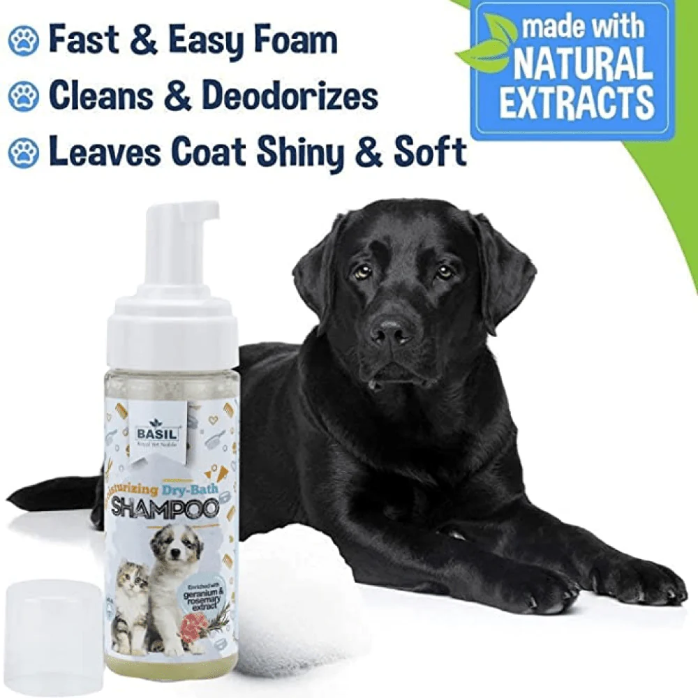 Basil Rosemary & Geranium Dry Dog Shampoo - Image 3