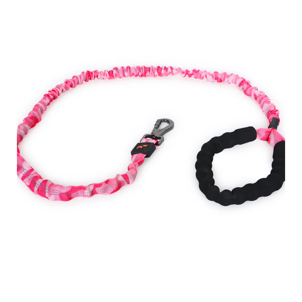 Basil Shock Absorbing Stretch Leash for Dogs (Pink) - Image 13