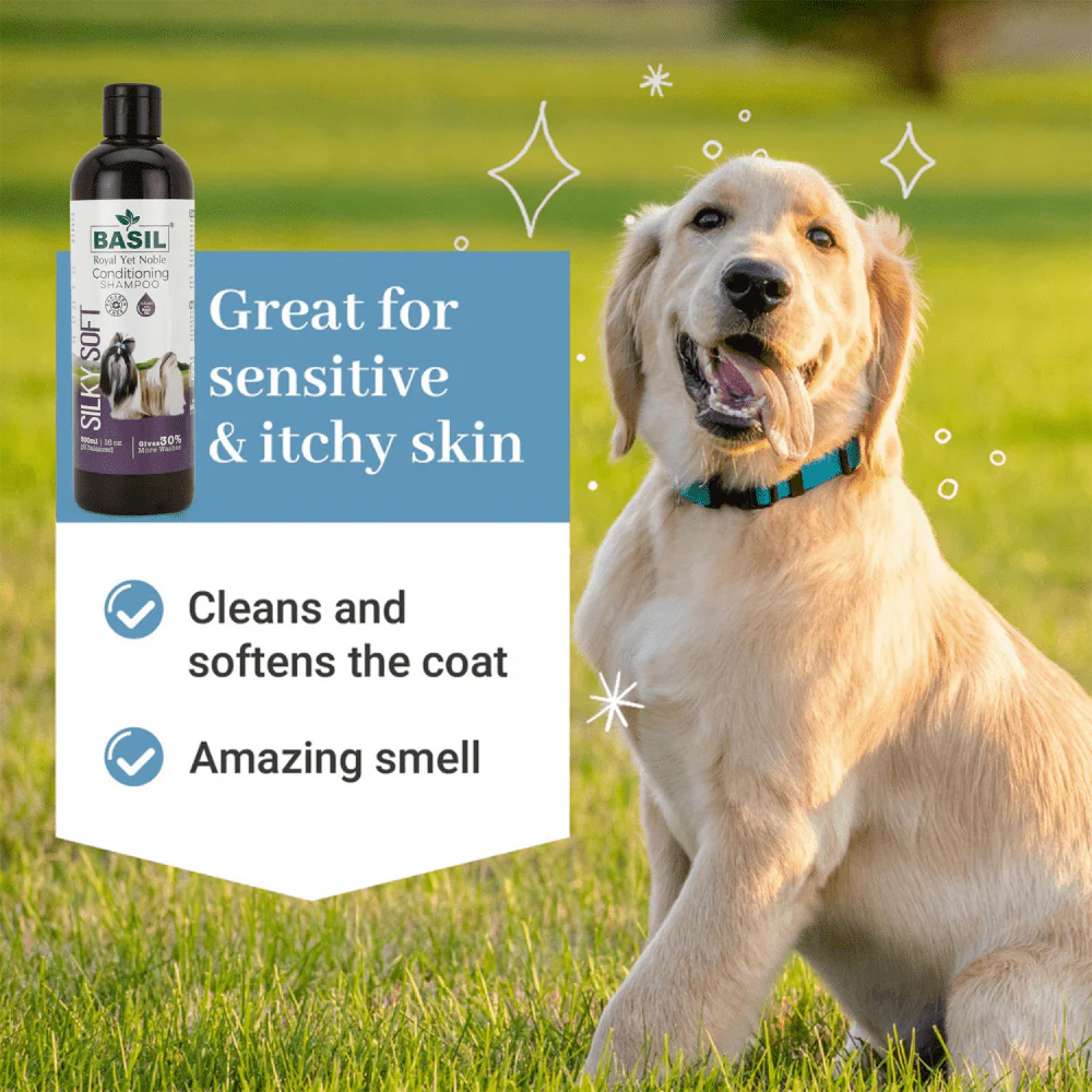 Basil Silky Soft Conditioning Dog Shampoo - Image 4