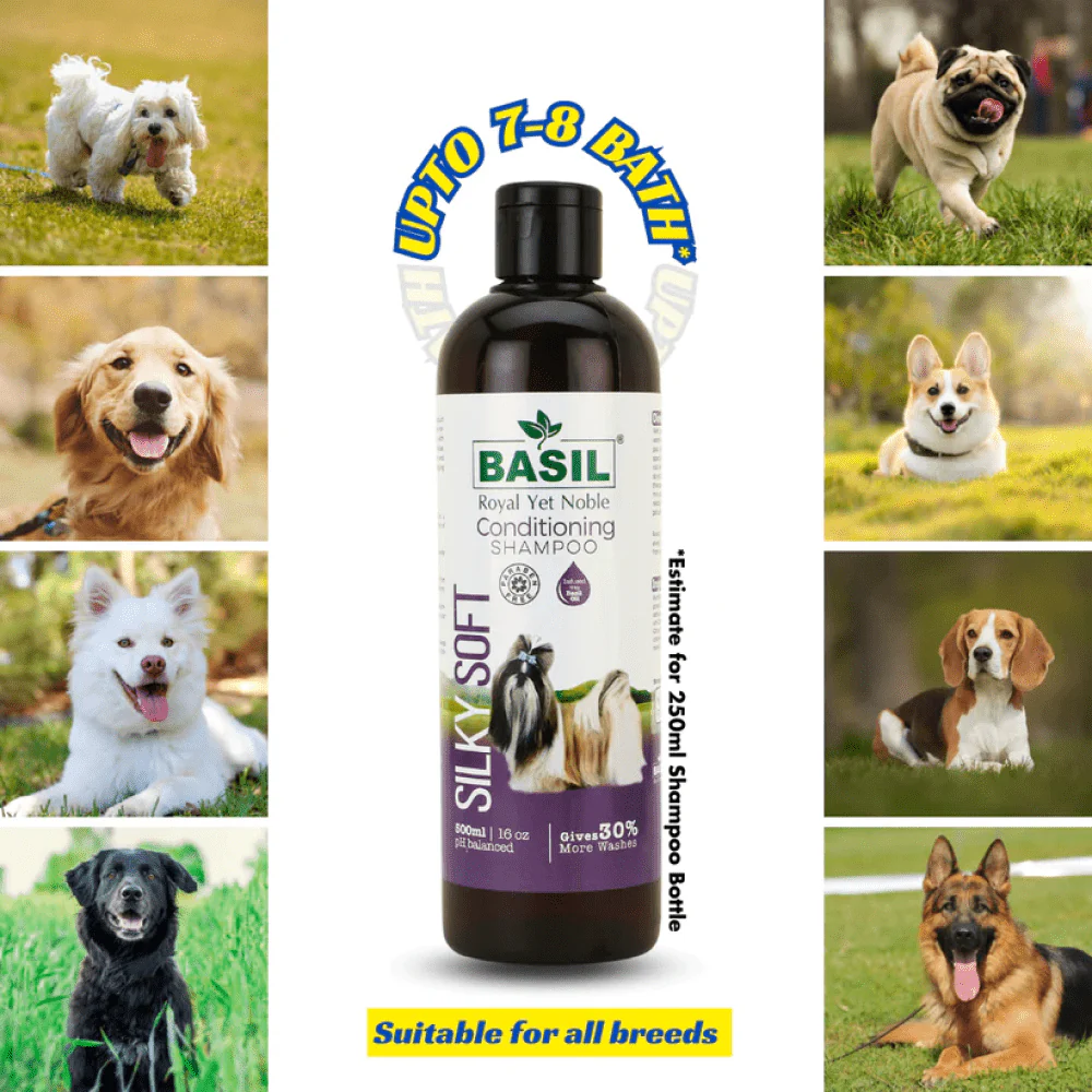 Basil Silky Soft Conditioning Dog Shampoo - Image 5