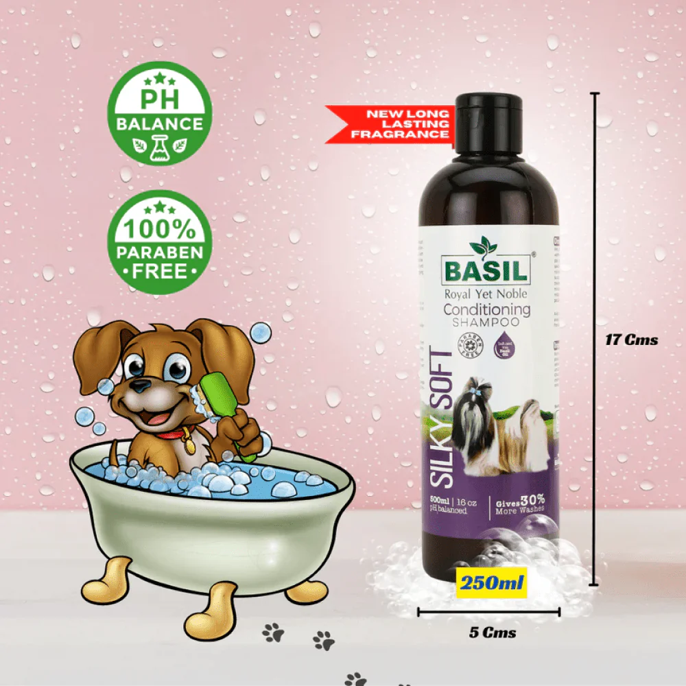 Basil Silky Soft Conditioning Dog Shampoo - Image 6