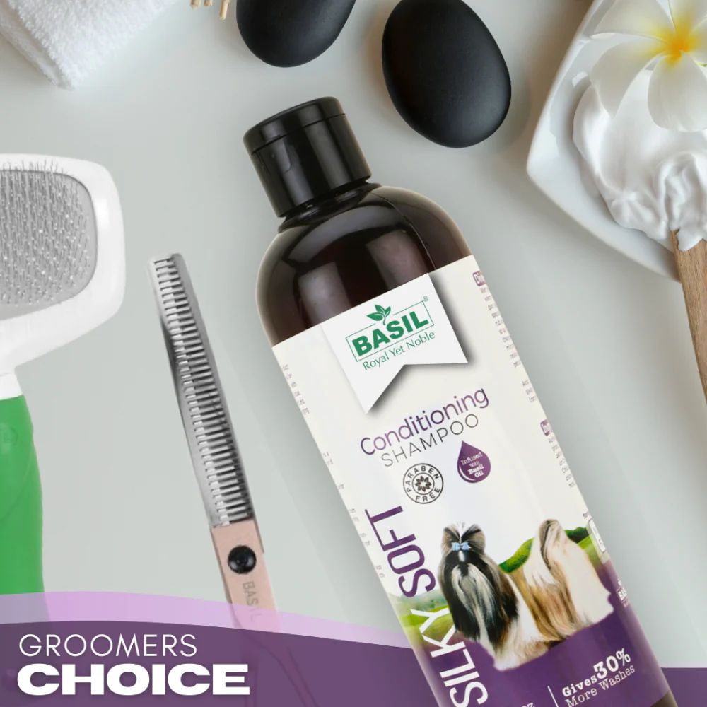 Basil Silky Soft Conditioning Dog Shampoo - Image 8