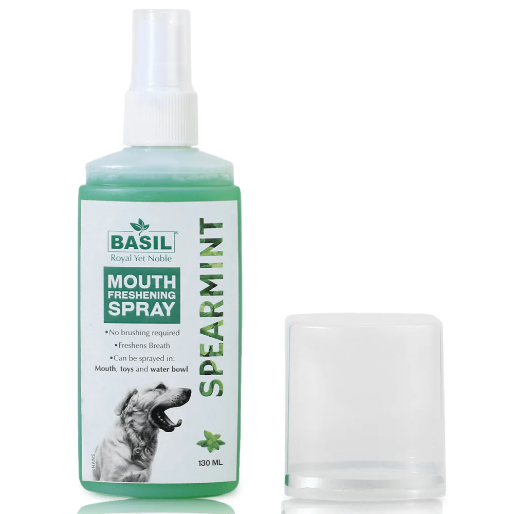 Basil Spearmint Mouth Spray for Dogs - Image 2
