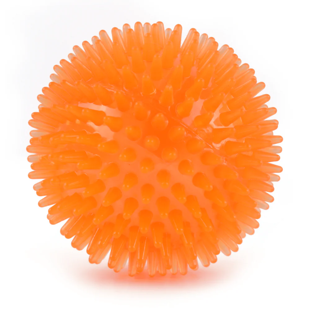 Basil Squeaky Rubber Ball and Treat Dispensing Solid Chew Ball Toys Combo for Dogs - Image 2