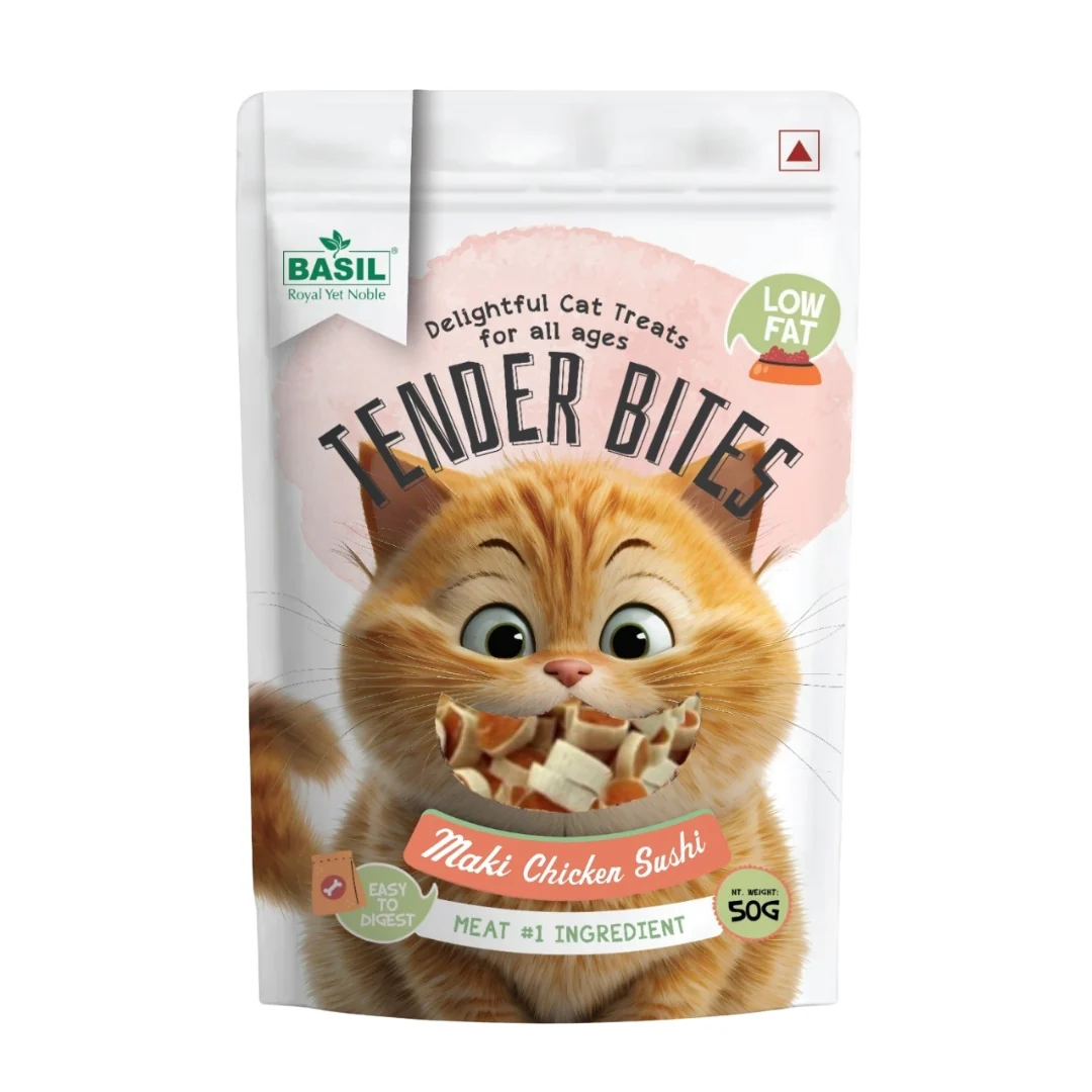 Basil Tender Bites Maki Sushi Cat Treats - Image 6
