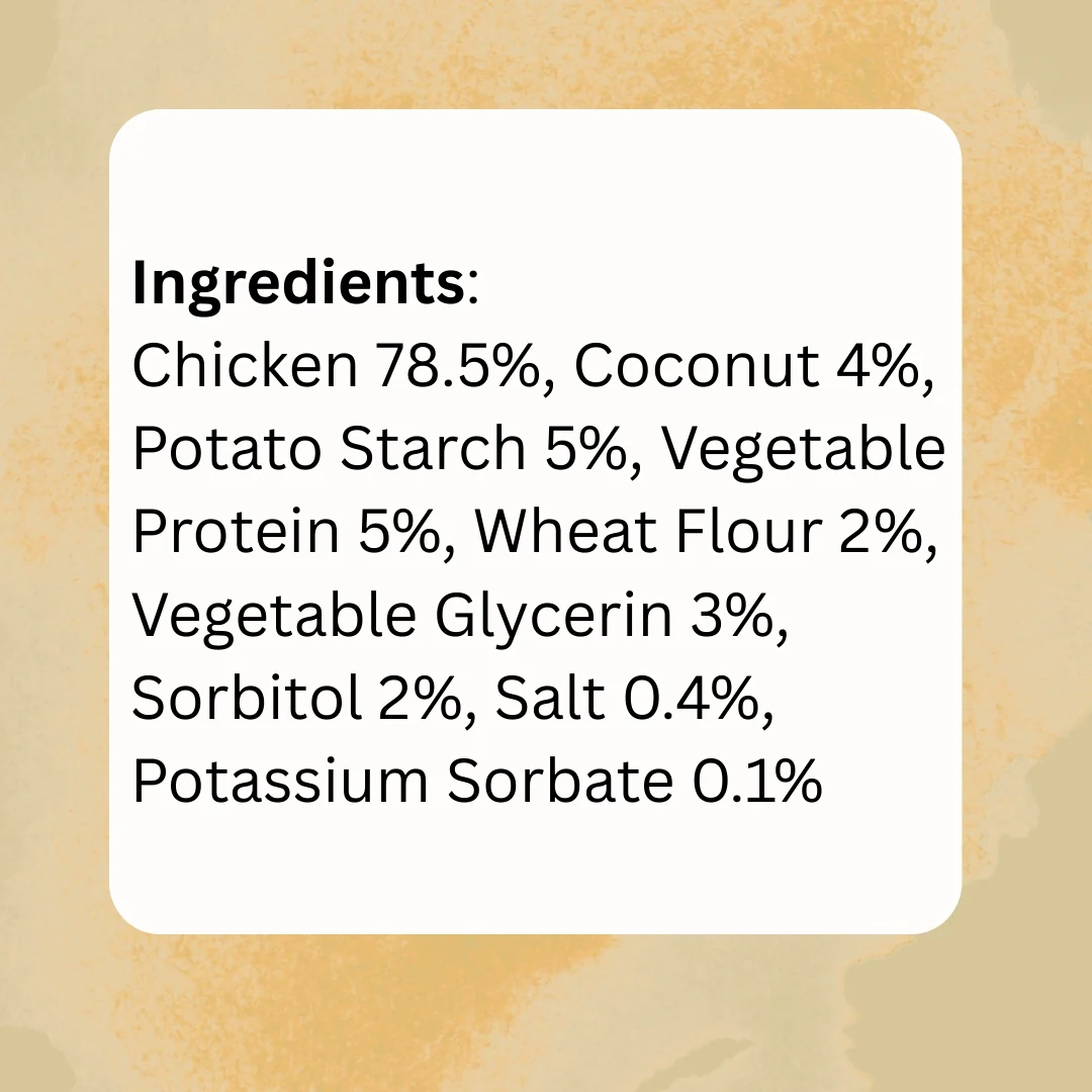 Basil Tender Bites Coconut in Chicken Bone Dog Treats - Image 2