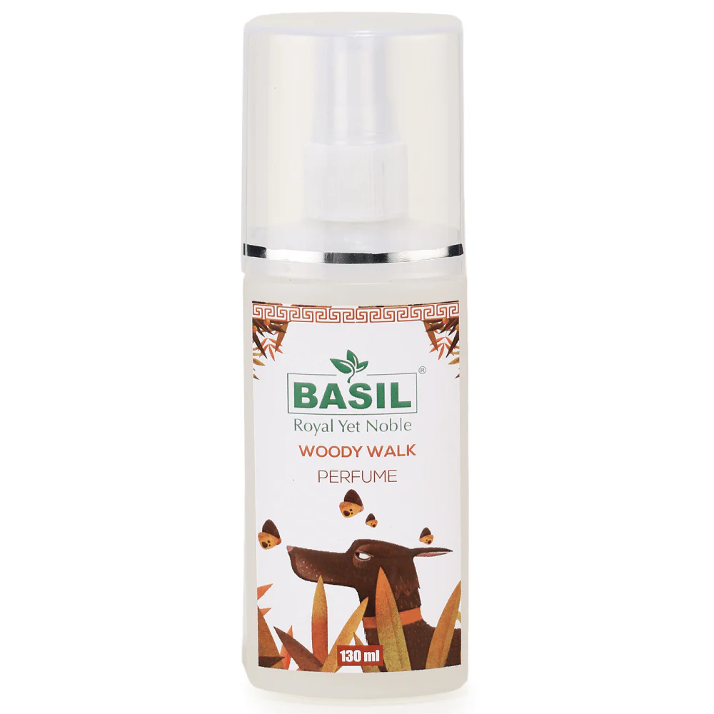 Basil Woody Walk Fresh Perfume Spray for Dogs and Cats - Image 2