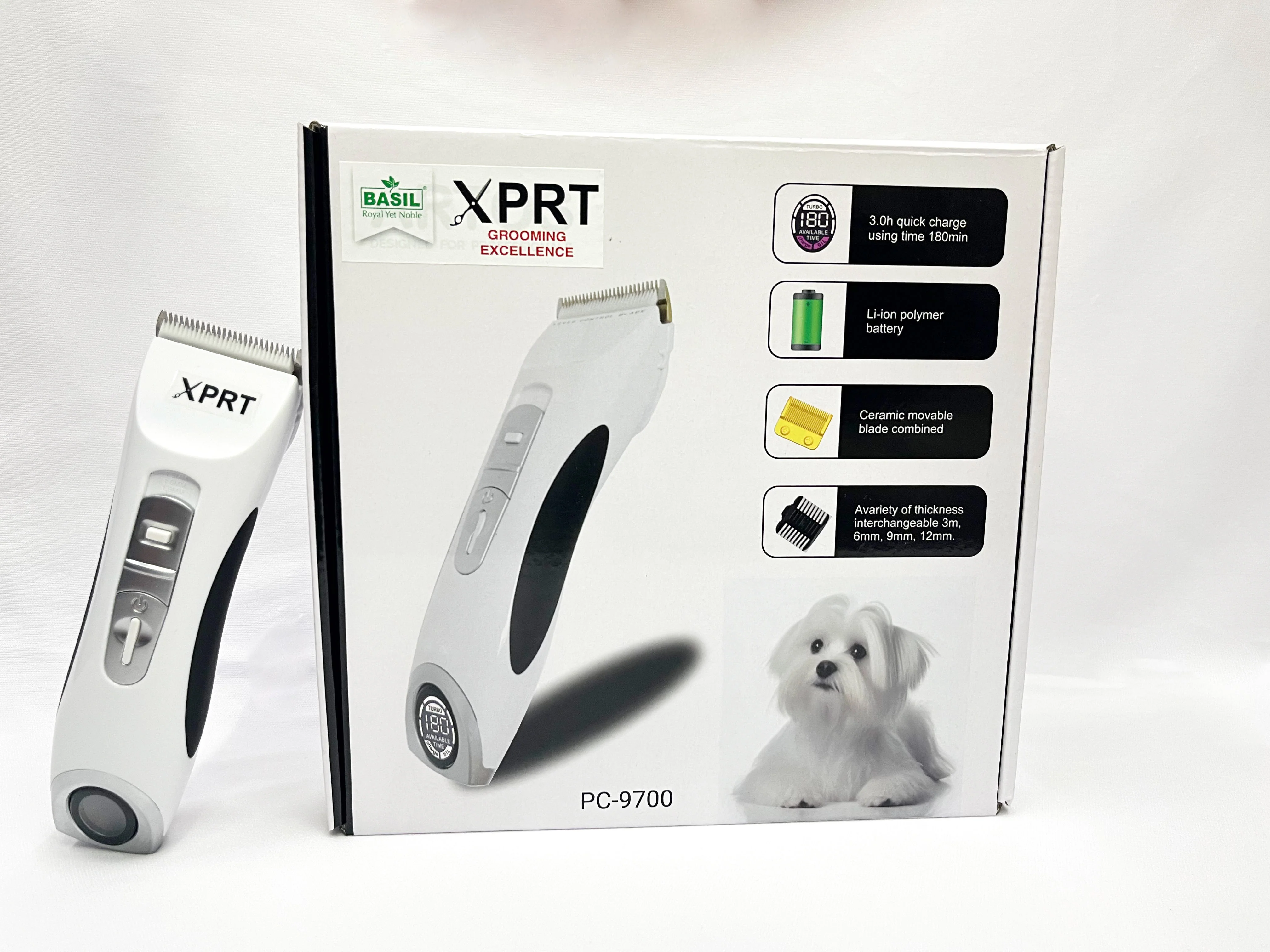 Basil XPRT PC 9700 Rechargeable Trimmer for Dogs and Cats - Image 3
