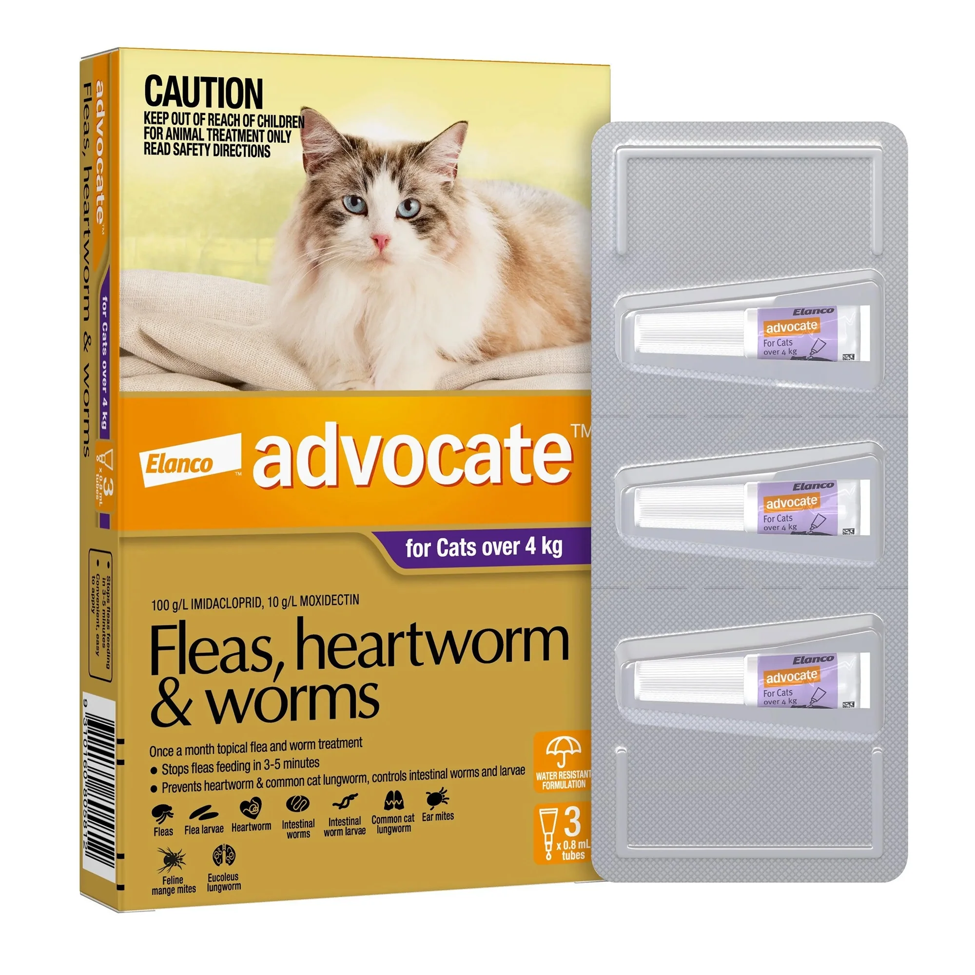 Bayer Elanco Advocate Spot On for Cats Above 4kg - Image 2