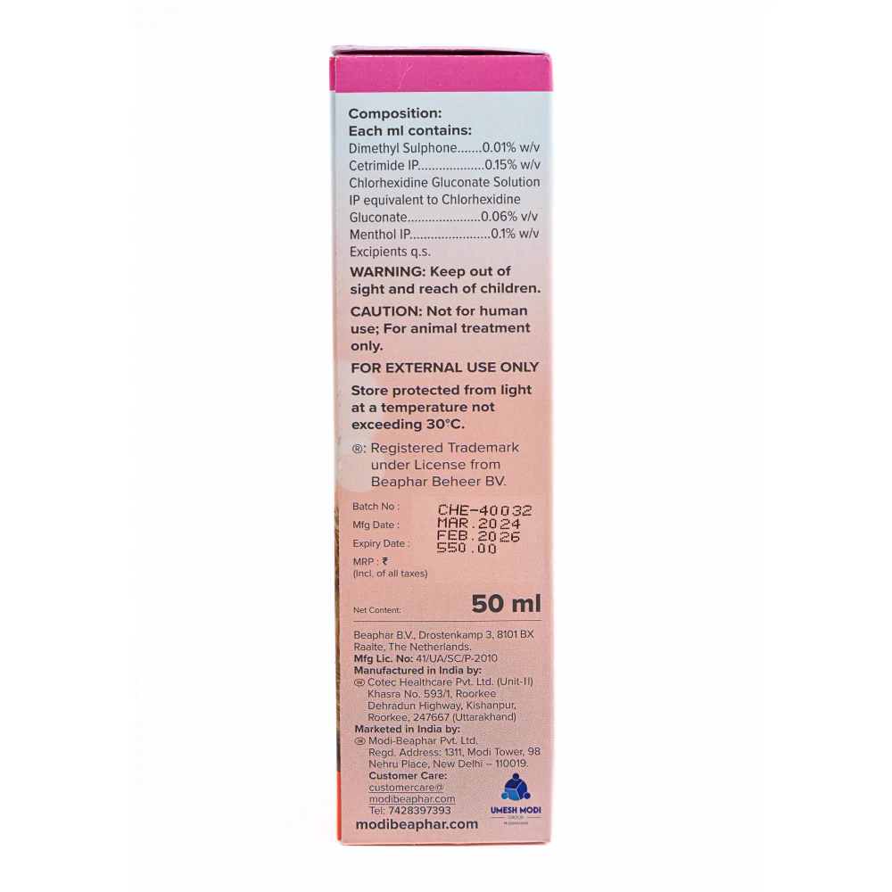 Beaphar Gluconate and Menthol Ear Cleaner for Dogs and Cats - Image 3