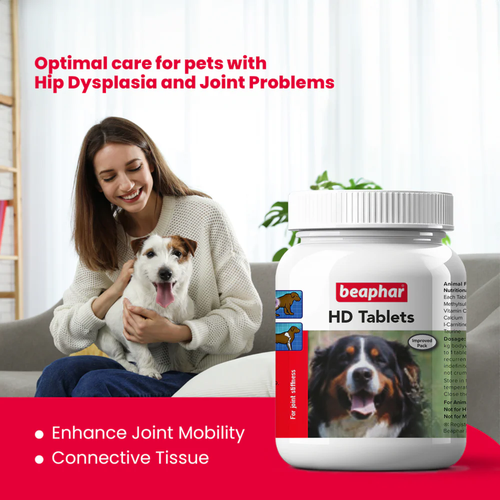 Beaphar HD Hip Dysplasia & Joint Problems Supplement Tablets for Dogs - Image 5