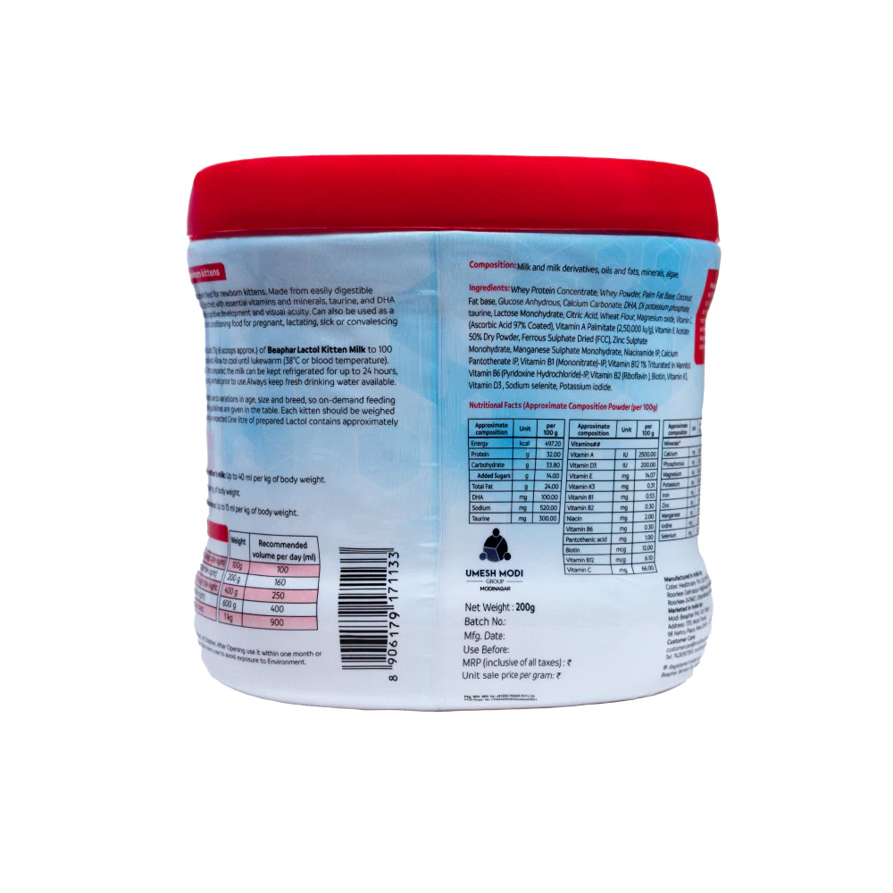 Beaphar Lactol Milk Replacement Powder for Kitten - Image 9