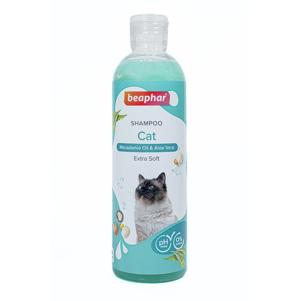 Beaphar Macadamia Oil & Aloe Vera Dryness & Itch Relief Shampoo for Cats - Image 12