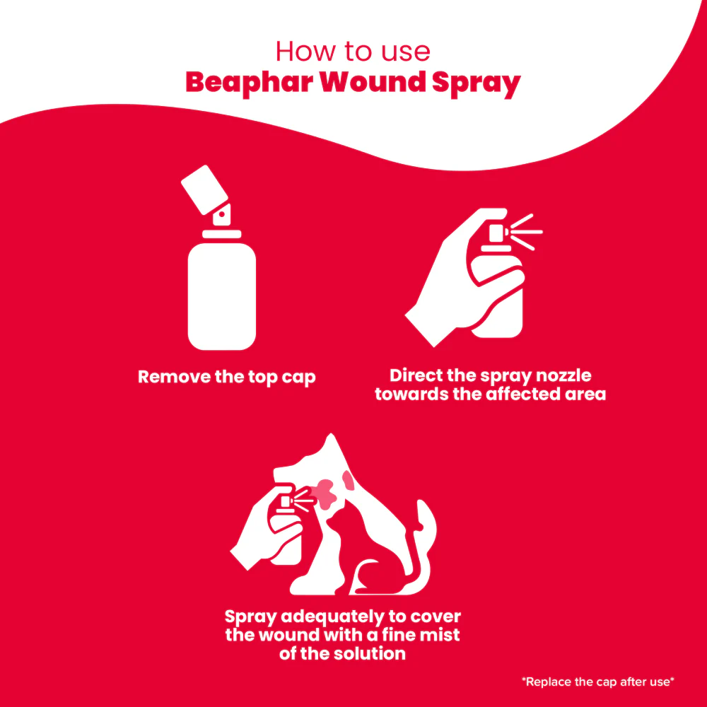 Beaphar Povidone Iodine Wound Healing Spray for Dogs and Cats - Image 6