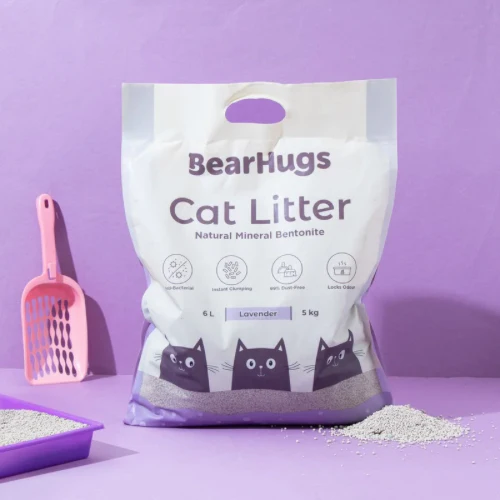 BearHugs Lavender Scented Bentonite Cat Litter - Image 6