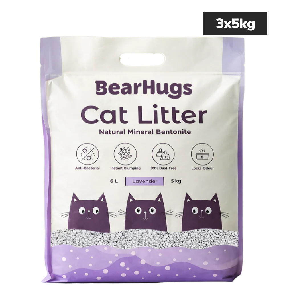 BearHugs Lavender Scented Bentonite Cat Litter - Image 9